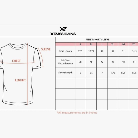 X RAY Men's Soft Stretch Cotton Short Sleeve Slim Fit Slit V-Neck T-Shirt - Picture 7 of 7